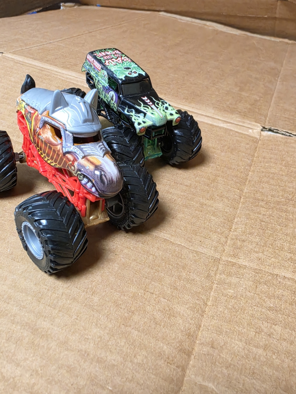 Set Of 2 Monster Jam Monster Trucks